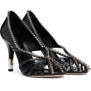 Chloé Black leather Leonie Heels pumps size 37.5